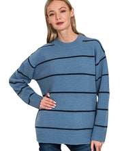 Load image into Gallery viewer, Never Say Never Striped Sweater
