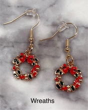 Load image into Gallery viewer, Season’s Greetings Holiday Earrings