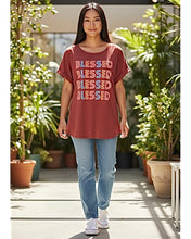 Load image into Gallery viewer, Simply Blessed Rust Graphic Tee