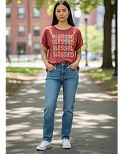 Load image into Gallery viewer, Simply Blessed Rust Graphic Tee