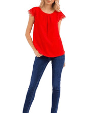 Load image into Gallery viewer, Passionate Kisses Red Blouse