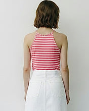 Load image into Gallery viewer, Wake Me Up Hot Pink Halter Top