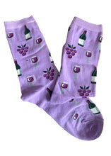 Load image into Gallery viewer, Wine Down Wed. Lavender Socks
