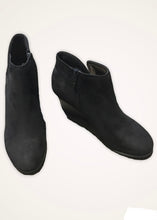 Load image into Gallery viewer, Fall For You Black Faux Suede Booties