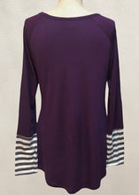 Load image into Gallery viewer, Jesus Is King Purple Long Sleeve Top