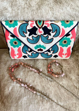 Load image into Gallery viewer, True Beauty Ivory Floral Handbag