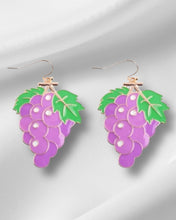 Load image into Gallery viewer, Morning Vibes Grape Earrings
