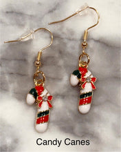 Load image into Gallery viewer, Season’s Greetings Holiday Earrings
