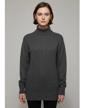 Load image into Gallery viewer, Don’t Speak Charcoal Sweater
