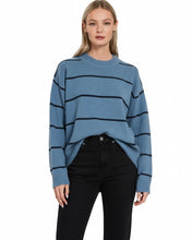 Load image into Gallery viewer, Never Say Never Striped Sweater
