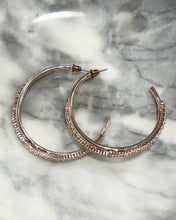 Load image into Gallery viewer, Hidden Treasures Rose Gold Hoops
