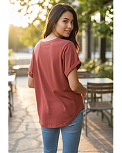 Load image into Gallery viewer, Simply Blessed Rust Graphic Tee
