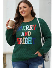 Load image into Gallery viewer, Merry And Bright Sweatshirt
