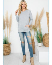 Load image into Gallery viewer, A New Day Solid Gray Top
