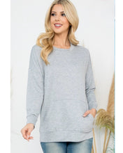 Load image into Gallery viewer, A New Day Solid Gray Top
