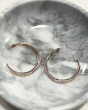 Load image into Gallery viewer, Hidden Treasures Rose Gold Hoops
