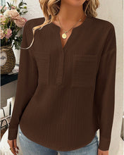 Load image into Gallery viewer, Hold My Hand Brown Blouse
