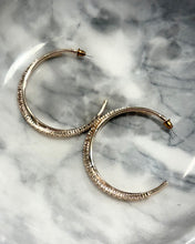 Load image into Gallery viewer, Hidden Treasures Rose Gold Hoops
