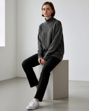 Load image into Gallery viewer, Don’t Speak Charcoal Sweater
