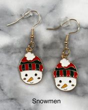 Load image into Gallery viewer, Season’s Greetings Holiday Earrings
