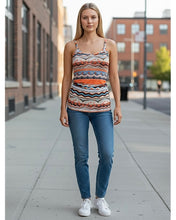 Load image into Gallery viewer, Peace On Earth Aztec Cami Top

