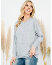 Load image into Gallery viewer, A New Day Solid Gray Top
