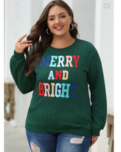 Load image into Gallery viewer, Merry And Bright Sweatshirt
