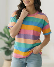 Load image into Gallery viewer, Colorful Expressions Striped Top
