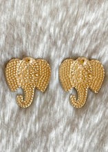 Load image into Gallery viewer, Larger Then Life Elephant Earrings
