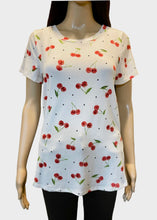 Load image into Gallery viewer, Jump For Joy Cherry Print Top
