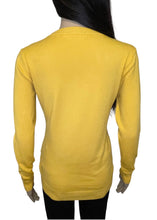 Load image into Gallery viewer, Giving Lip Service Yellow Sweater
