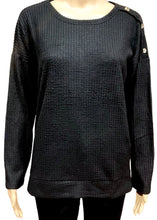 Load image into Gallery viewer, More Then Enough Black Sweater
