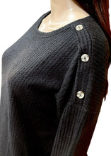 Load image into Gallery viewer, More Then Enough Black Sweater
