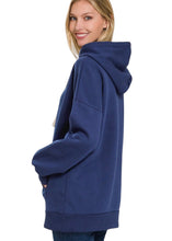 Load image into Gallery viewer, Time To Relax Navy Hooded Sweatshirt
