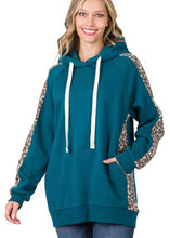 Load image into Gallery viewer, Worth The Wait Teal Hooded Sweatshirt
