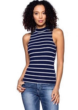 Load image into Gallery viewer, Happy Go Lucky Navy Striped Top
