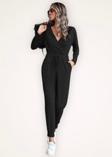 Load image into Gallery viewer, Wait For Me Black Jumpsuit
