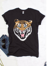Load image into Gallery viewer, King Of The Jungle Black Tiger Tee
