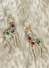 Load image into Gallery viewer, Playful Banter Giraffe Earrings
