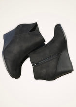 Load image into Gallery viewer, Fall For You Black Faux Suede Booties
