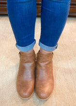 Load image into Gallery viewer, Meet Me At The Top Tan Booties
