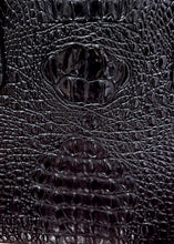 Load image into Gallery viewer, Instant Attraction Black Croc Handbag
