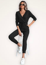 Load image into Gallery viewer, Wait For Me Black Jumpsuit
