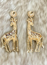 Load image into Gallery viewer, Playful Banter Giraffe Earrings
