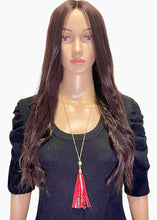 Load image into Gallery viewer, Wild And Free Red Tassel Necklace
