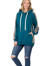 Load image into Gallery viewer, Worth The Wait Teal Hooded Sweatshirt
