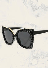 Load image into Gallery viewer, One True Love Black Sunglasses
