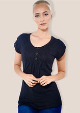 Load image into Gallery viewer, Fly Me To The Moon Black Lace Top
