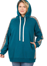 Load image into Gallery viewer, Worth The Wait Teal Hooded Sweatshirt
